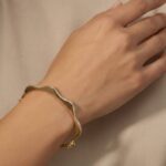 Gouden 14 karaat armband met zirkonia