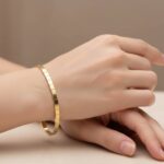 Geel gouden omega armband