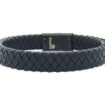 Christian Black Leather Black Clasp