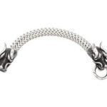 Christian Dragon Bracelet Steel