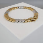 Christian bicolor schakelarmband