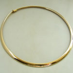 Geel gouden Omega collier