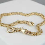 Geel gouden koning armband