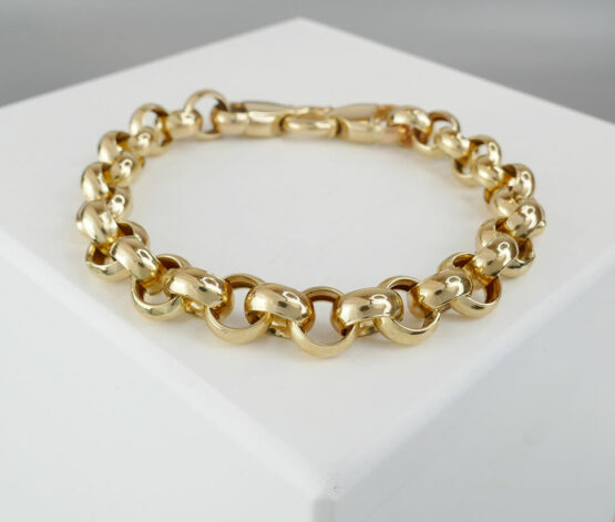 Gouden jasseron armband