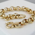Gouden jasseron armband