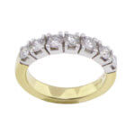 Gouden ring met briljanten