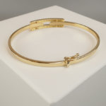 Gouden zirkonia slavenarmband