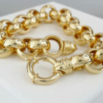 18 karaat jasseron armband