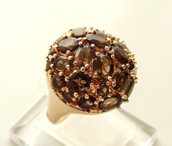 Rose gouden ring met granaat