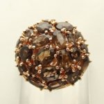 Rose gouden ring met granaat