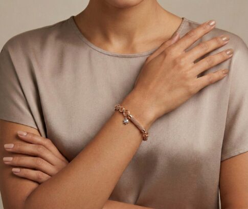 Rose gouden armband met ster