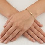 Gouden bicolor 14 karaat armband