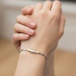 Bicolor Christian armband