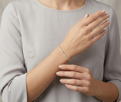 Christian dikke bicolor armband