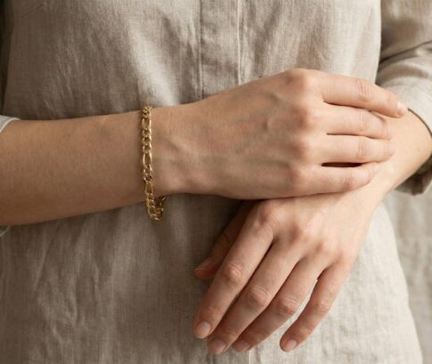 Gouden 14 karaat armband