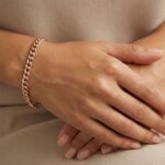 14 karaat rose gouden armband