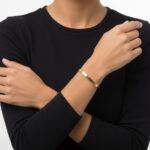 Geel gouden omega armband