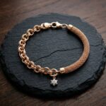 Rose gouden armband met ster