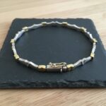 Bicolor Christian armband