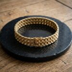 Geel gouden 14 karaat schakelarmband