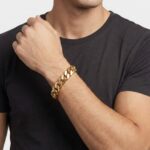 14 karaat gouden gourmette armband