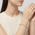 Gouden 14 karaat armband met zirkonia