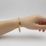 Geel gouden omega armband