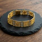 21 karaat gouden filigrain armband