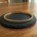 Gouden Christian armband met zirkonia