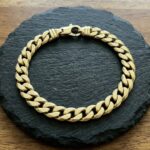 Christian geel gouden schakelarmband