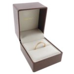 14 karaat rose gouden ring met zirkonia