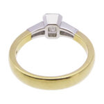 18 karaat bicolor ring met diamant