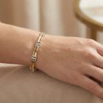 Christian bicolor gouden schakelarmband