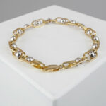 Bicolor armband bolletjes model