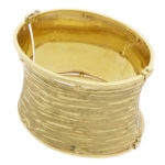 Geel gouden slavenarmband Christian