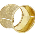 Geel gouden slavenarmband Christian