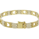 Gouden poker armband