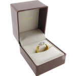 Gouden ring met diamant en briljant