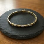 Gouden Christian bicolor schakelarmband