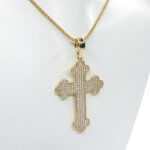 14 karaat geel gouden kruis