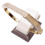14 karaat geel gouden zirkonia armband