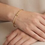 14 karaat gouden Christian slavenarmband