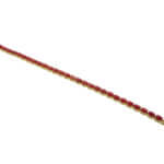 Gouden armband met bloedkoraal