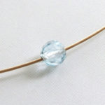 Spang collier met kwarts hanger