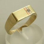 Tricolor diamanten ring