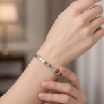 Bicolor gouden armband