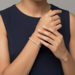 Bicolor armband met zirkonia