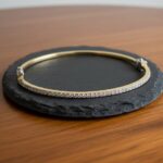 Bicolor armband met zirkonia