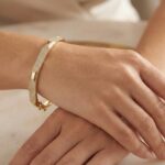 Geel gouden zirkonia armband