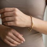 14 karaat gouden Christian slavenarmband